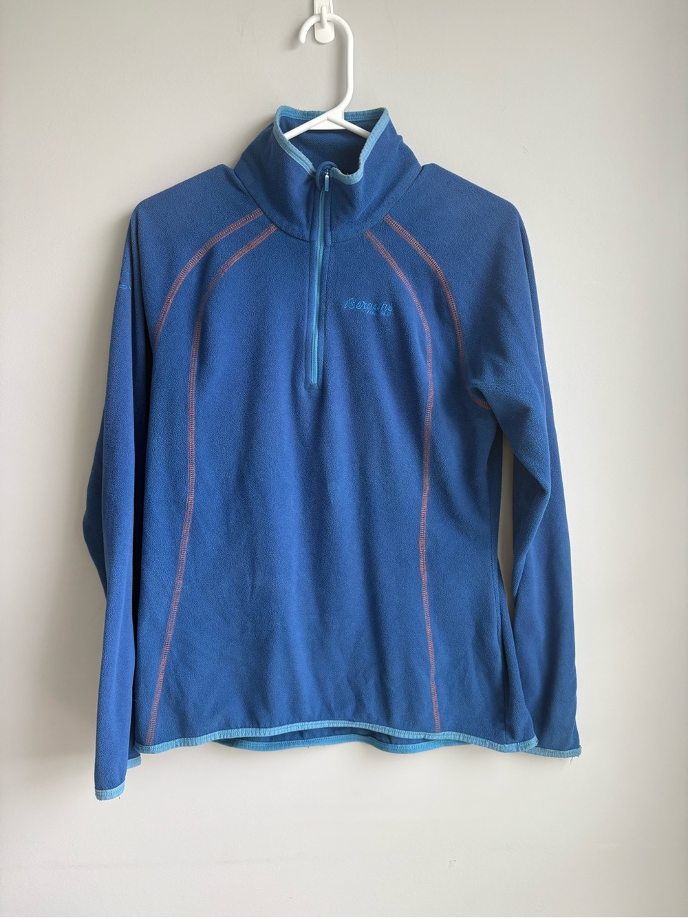 Blue Women's Half-Zip Ski Fleece Pullover Bergans of Norway